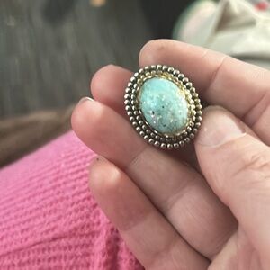 AAC -Golden Hills Turquoise Earring (1)